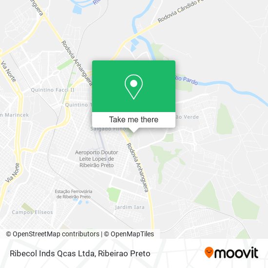 Ribecol Inds Qcas Ltda map