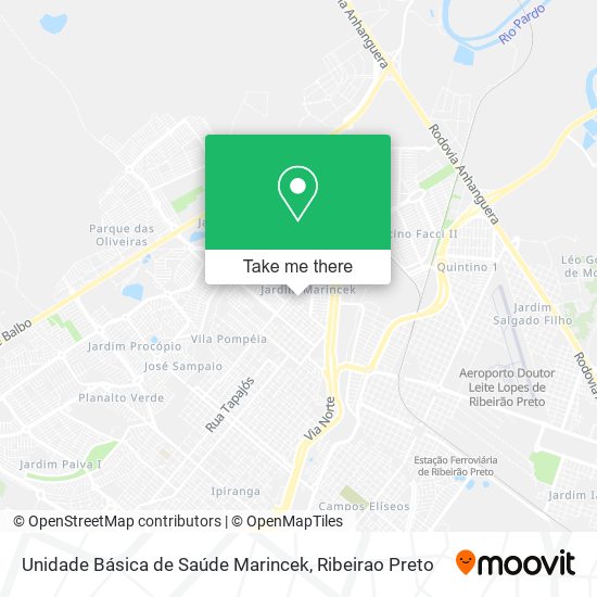 Unidade Básica de Saúde Marincek map