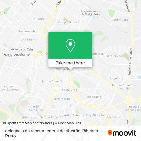 delegacia da receita federal de ribeirão map