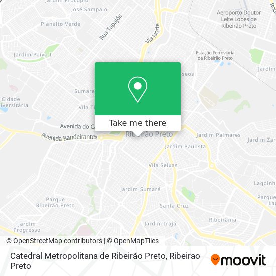 Catedral Metropolitana de Ribeirão Preto map
