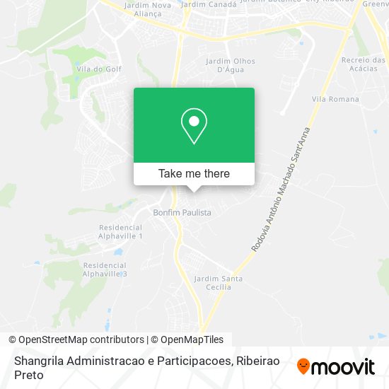 Shangrila Administracao e Participacoes map