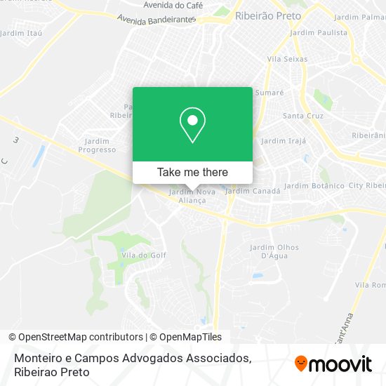Mapa Monteiro e Campos Advogados Associados