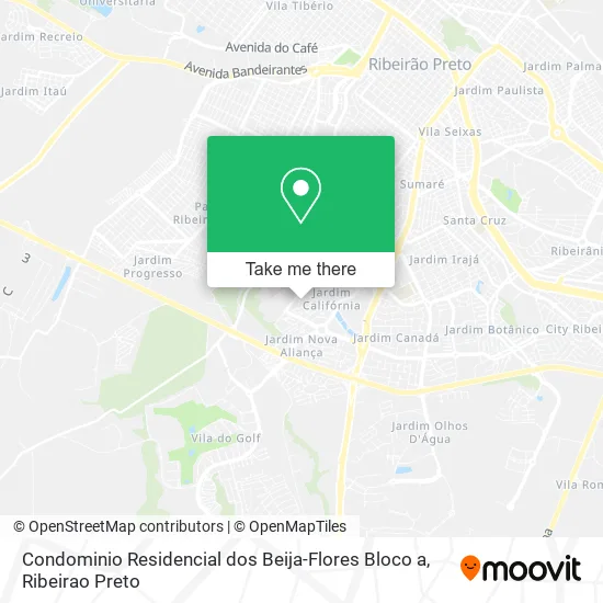 Condominio Residencial dos Beija-Flores Bloco a map