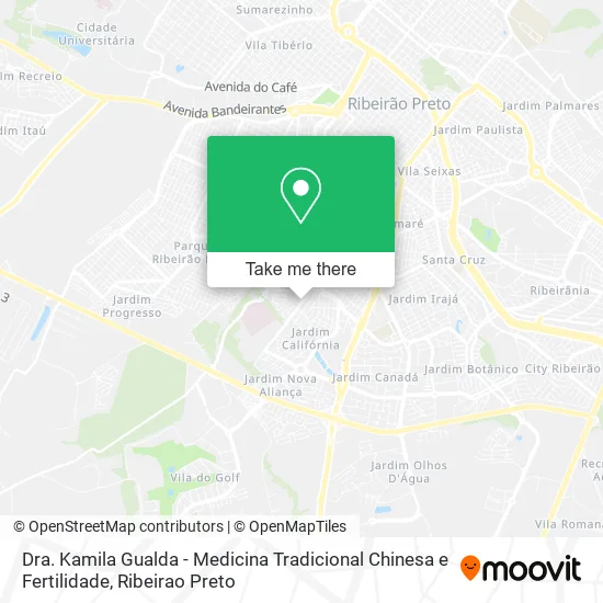Dra. Kamila Gualda - Medicina Tradicional Chinesa e Fertilidade map