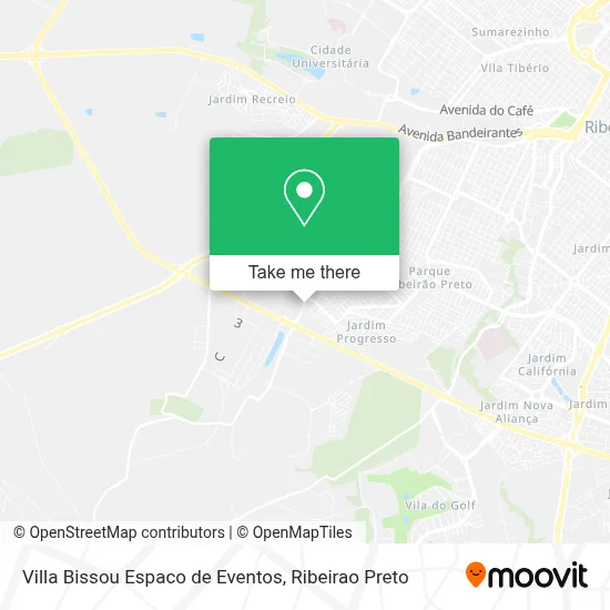 Villa Bissou Espaco de Eventos map