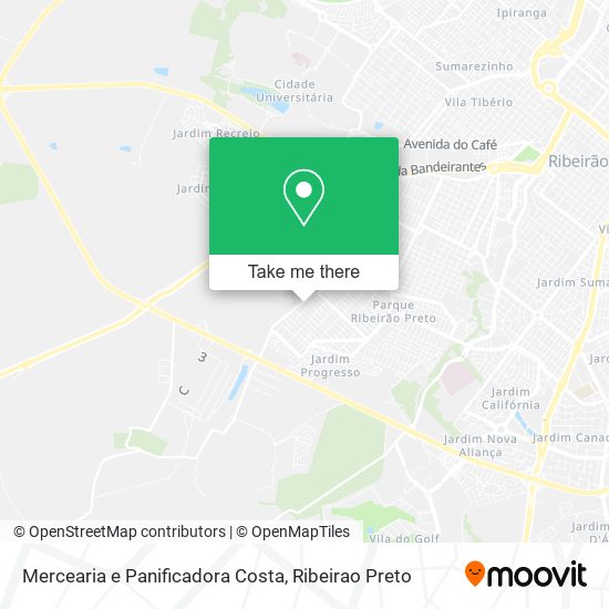 Mapa Mercearia e Panificadora Costa