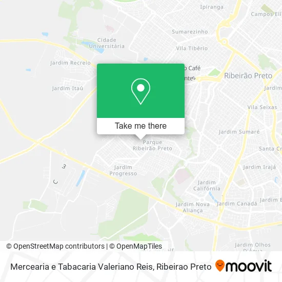 Mercearia e Tabacaria Valeriano Reis map
