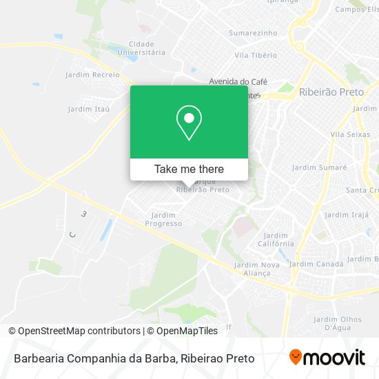 Mapa Barbearia Companhia da Barba