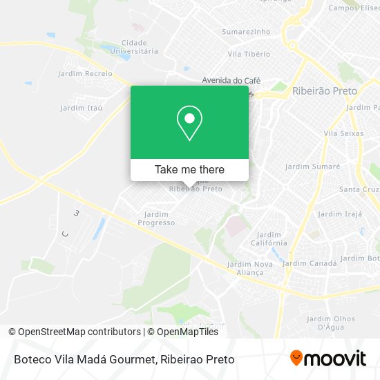 Boteco Vila Madá Gourmet map