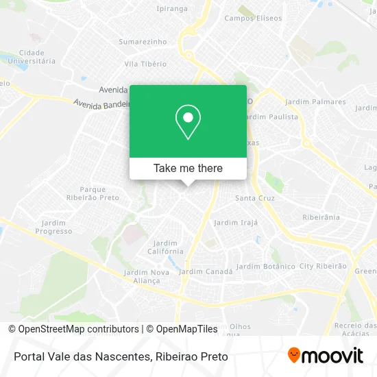 Portal Vale das Nascentes map