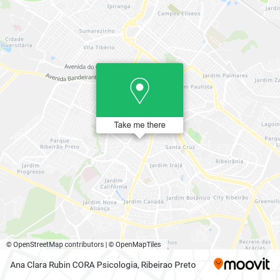 Ana Clara Rubin CORA Psicologia map