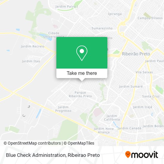 Blue Check Administration map