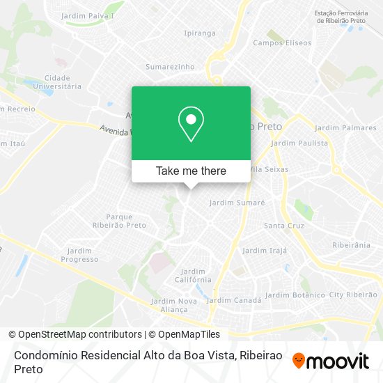 Condomínio Residencial Alto da Boa Vista map