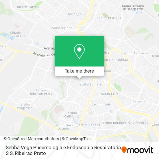 Sebba Vega Pneumologia e Endoscopia Respiratória S S map