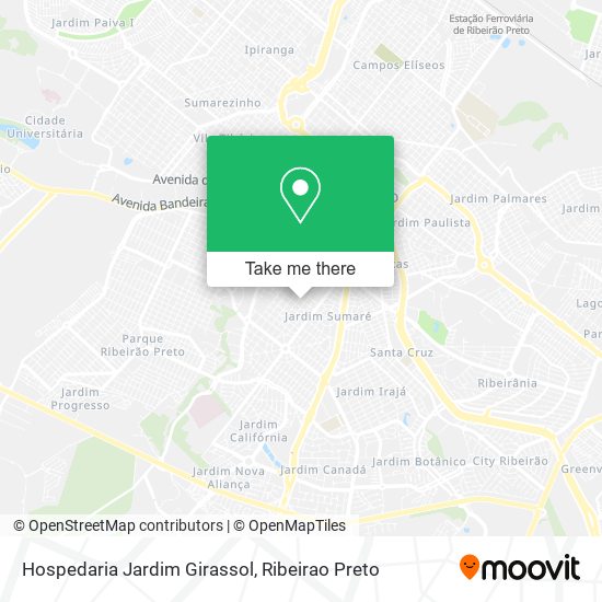 Hospedaria Jardim Girassol map