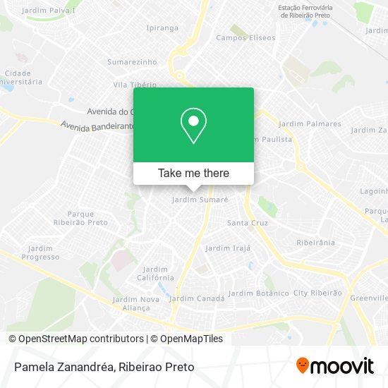 Pamela Zanandréa map