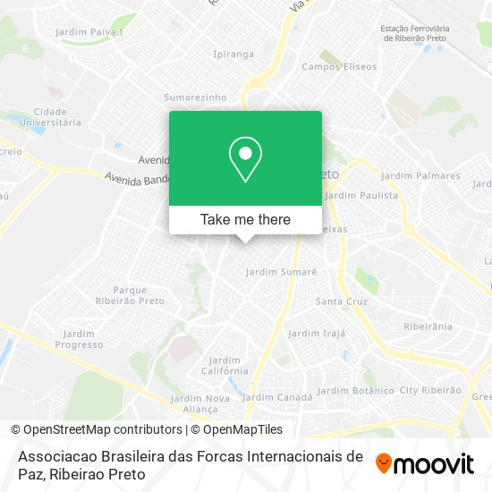 Associacao Brasileira das Forcas Internacionais de Paz map