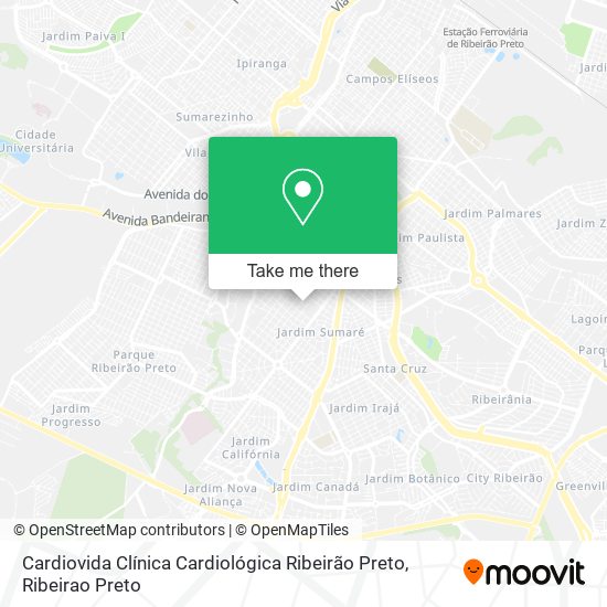 Cardiovida Clínica Cardiológica Ribeirão Preto map