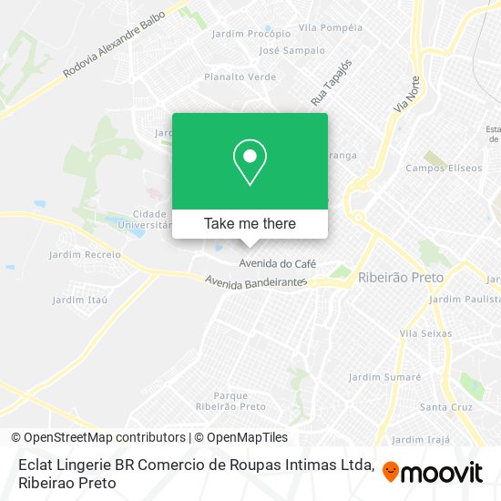 Eclat Lingerie BR Comercio de Roupas Intimas Ltda map