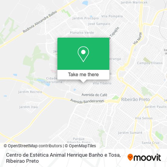 Mapa Centro de Estética Animal Henrique Banho e Tosa