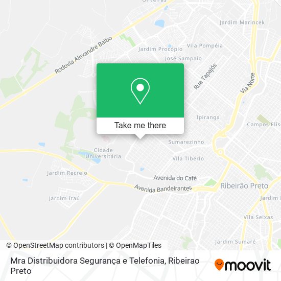 Mra Distribuidora Segurança e Telefonia map