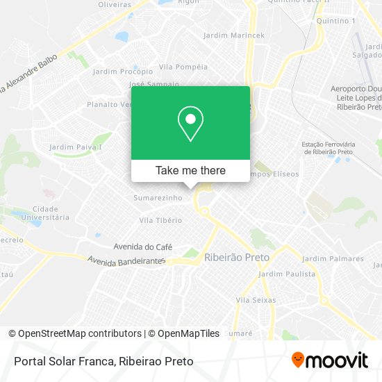 Mapa Portal Solar Franca