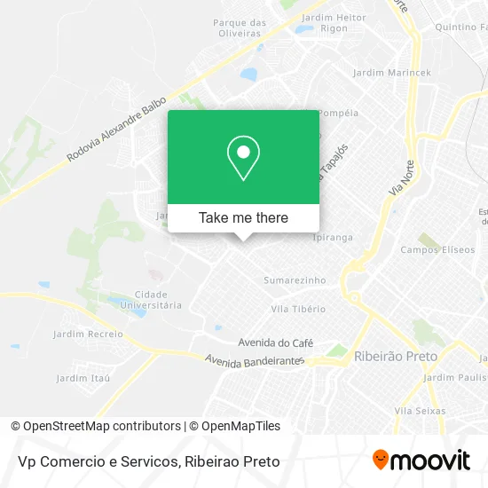 Vp Comercio e Servicos map