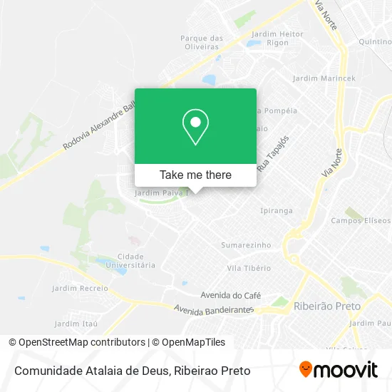 Comunidade Atalaia de Deus map