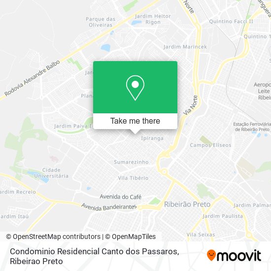 Condominio Residencial Canto dos Passaros map