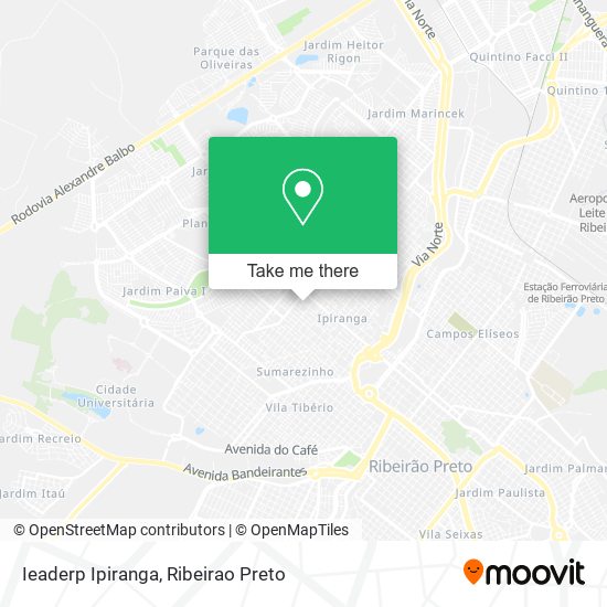 Ieaderp Ipiranga map