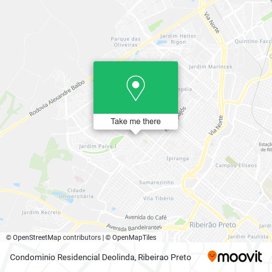 Mapa Condominio Residencial Deolinda