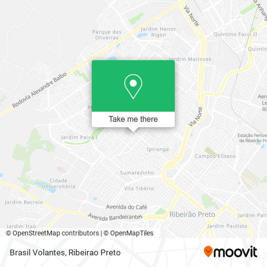 Brasil Volantes map
