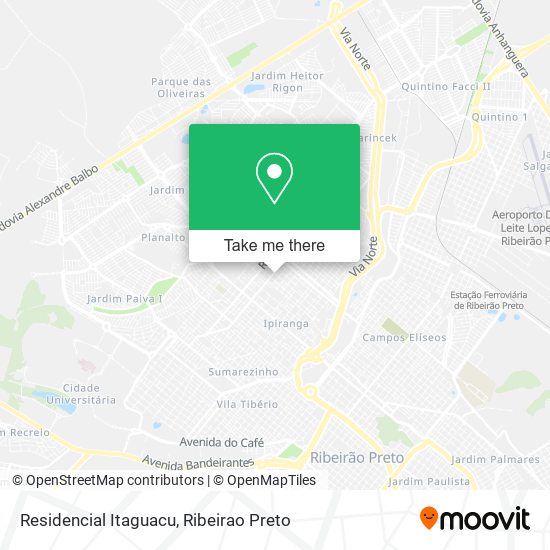 Residencial Itaguacu map