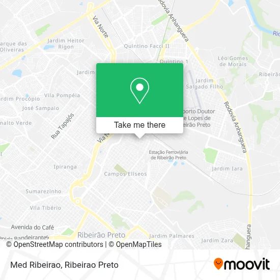 Med Ribeirao map