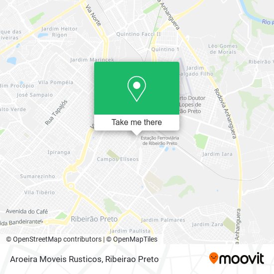 Mapa Aroeira Moveis Rusticos