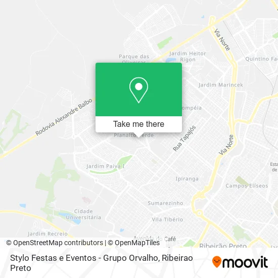 Stylo Festas e Eventos - Grupo Orvalho map