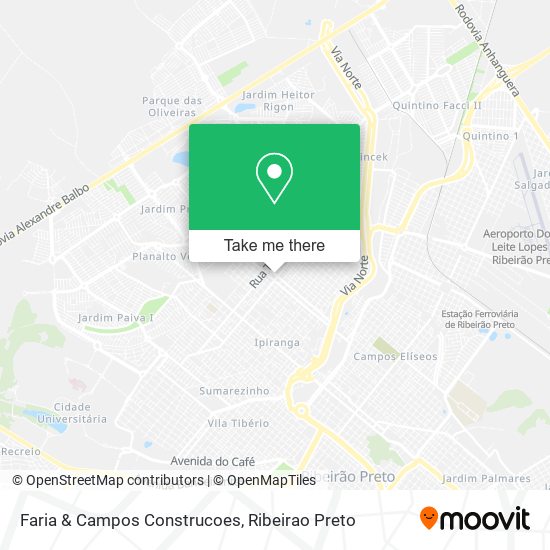 Faria & Campos Construcoes map