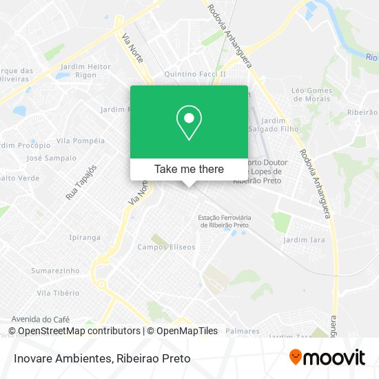 Inovare Ambientes map