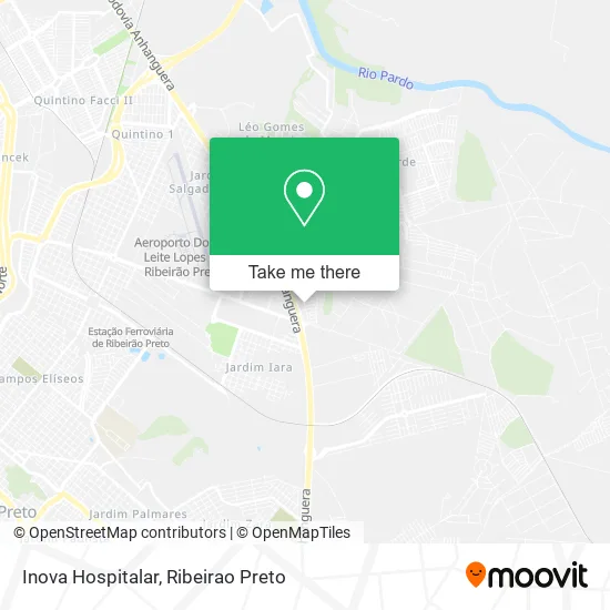 Inova Hospitalar map