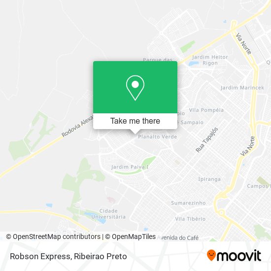 Robson Express map