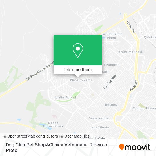 Dog Club Pet Shop&Clinica Veterinária map