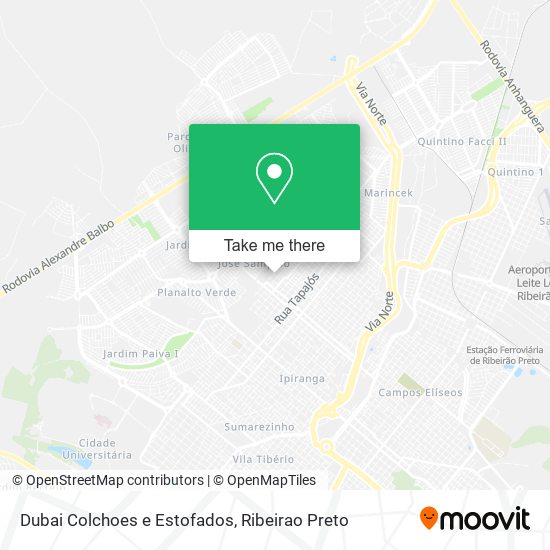 Dubai Colchoes e Estofados map