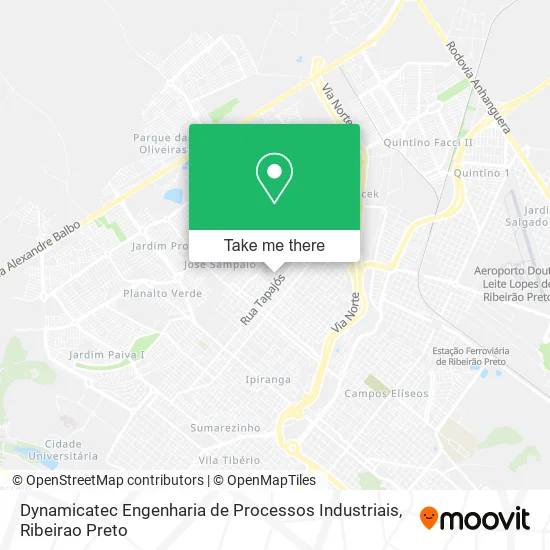 Dynamicatec Engenharia de Processos Industriais map