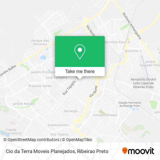 Cio da Terra Moveis Planejados map
