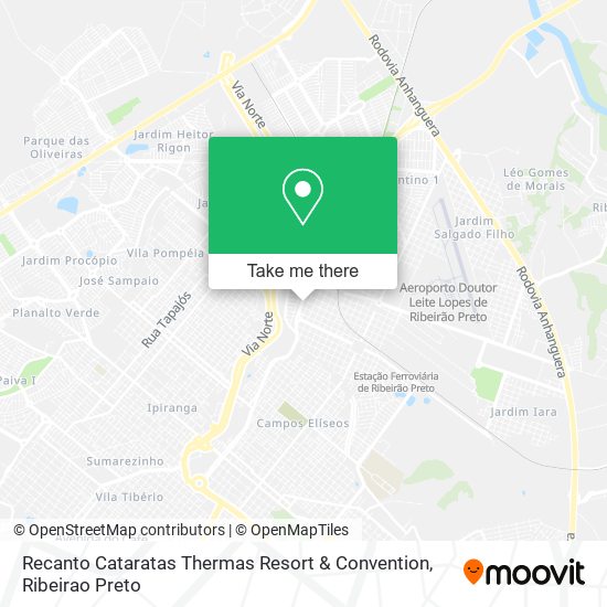 Recanto Cataratas Thermas Resort & Convention map