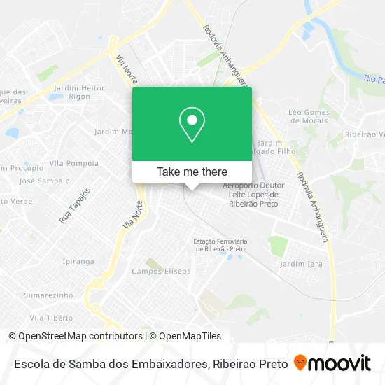 Escola de Samba dos Embaixadores map