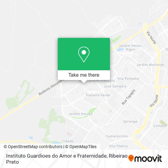 Instituto Guardioes do Amor e Fraternidade map