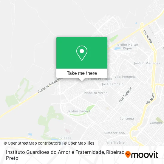 Instituto Guardioes do Amor e Fraternidade map
