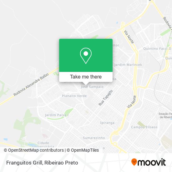 Franguitos Grill map