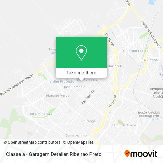 Classe a - Garagem Detailer map